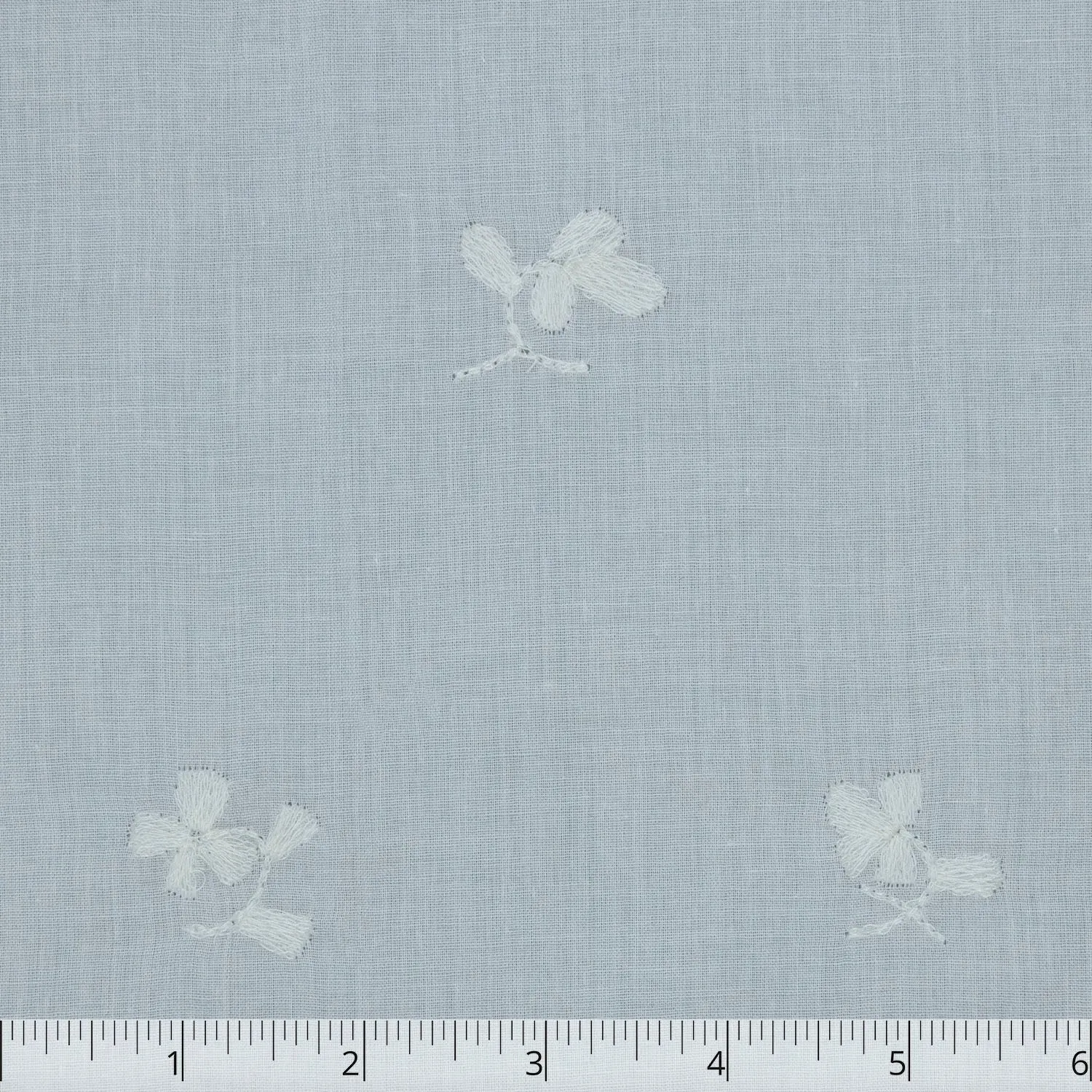 White Sprigged Cotton Muslin  - $25.00 yd.