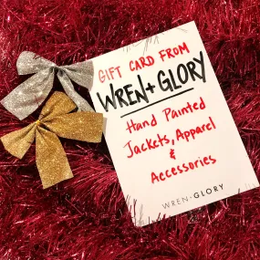 WREN   GLORY GIFT CARD