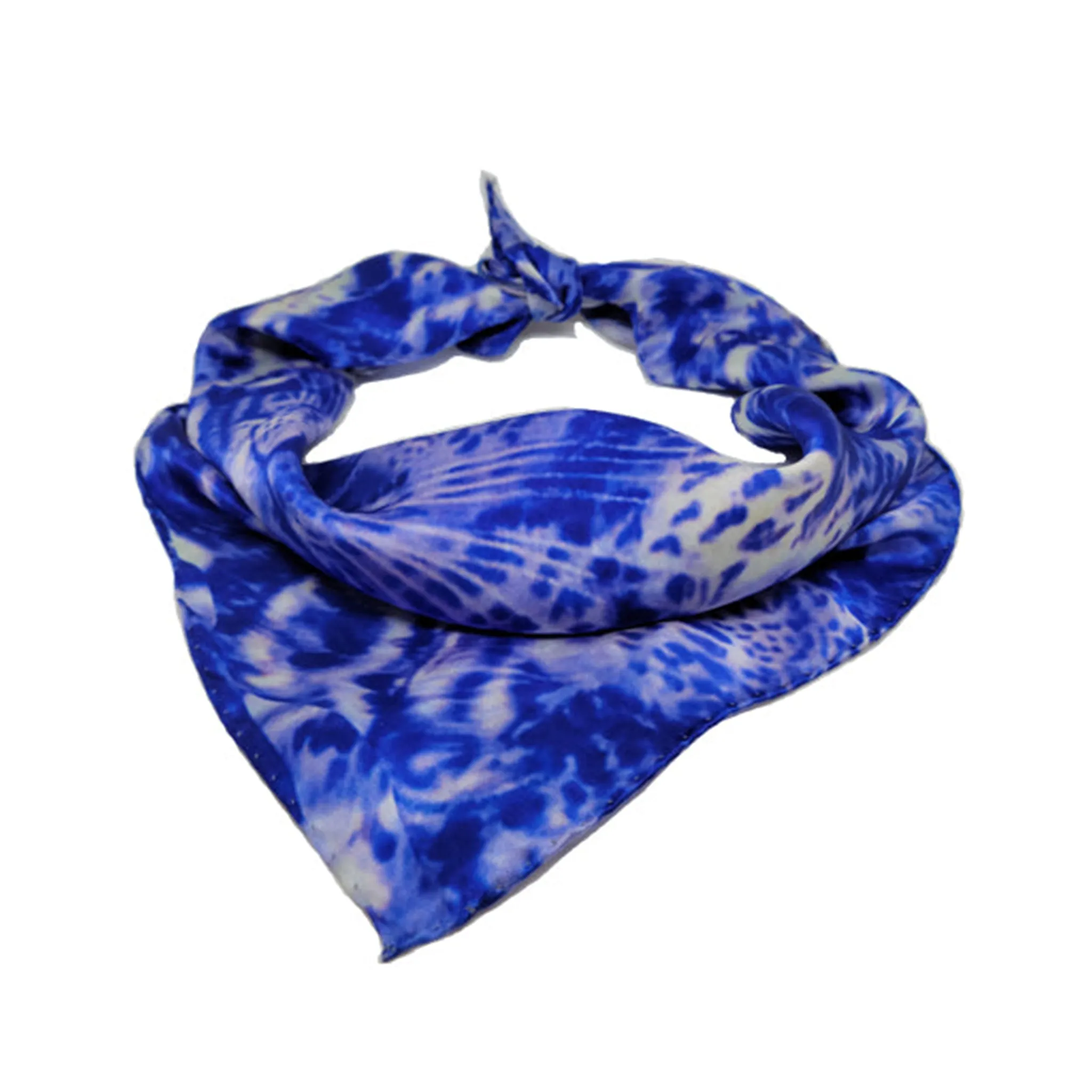 WS Blue Leopards Headscarf